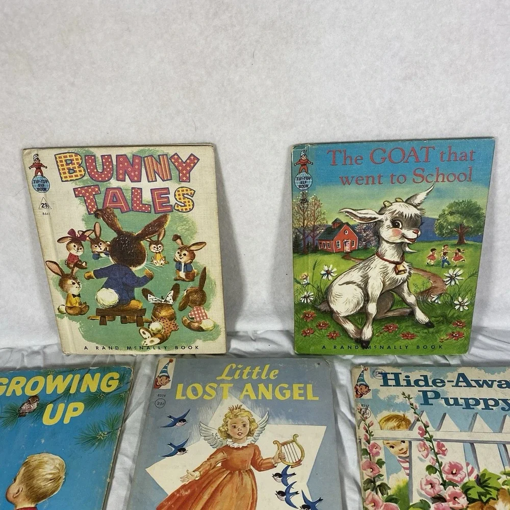 Vintage Rand McNally ELF Books – Lot of 8 (1950s / Early 1960s)